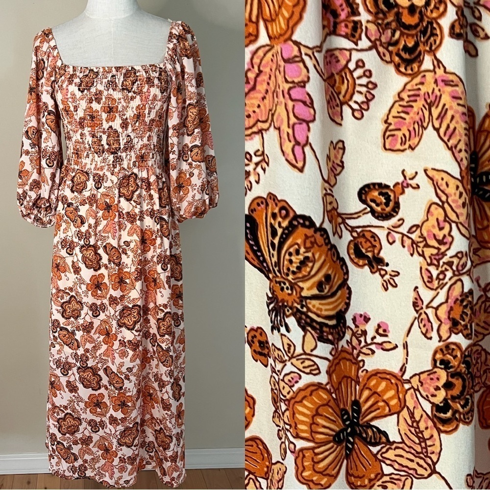 Sienna Sky Floral Prairie Style Dress